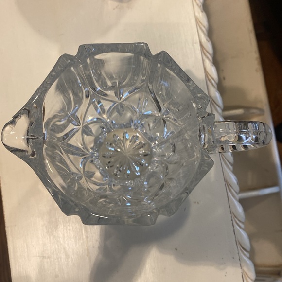 Gorham Crystal pitcher. 6.5” tall, Lady Anne pattern. Ca 1960’s. - Picture 4 of 9